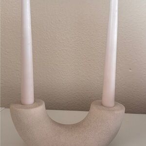 H&M Cream Candle Holder